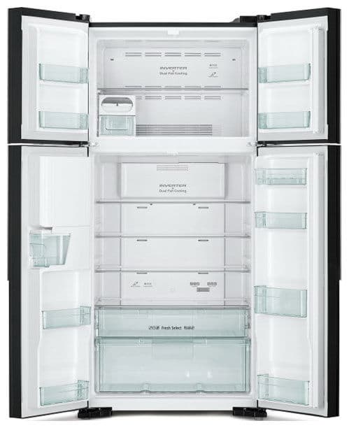 Отдельностоящий Side by Side холодильник Hitachi R-W 662 PU7 GBK