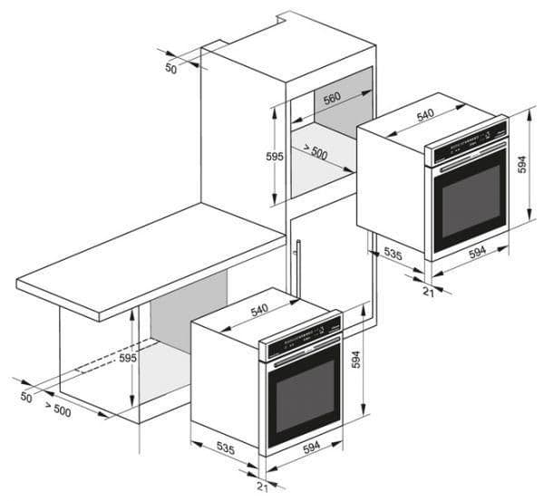 Газовый духовой шкаф Kaiser EG 6345 ElfEm