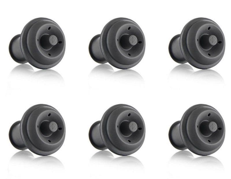 Набор Vacuvin Wine Stoppers Set of 6 Blister серый