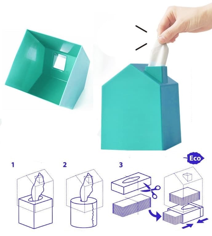 Бокс для салфеток Umbra Casa белый 023340-660
