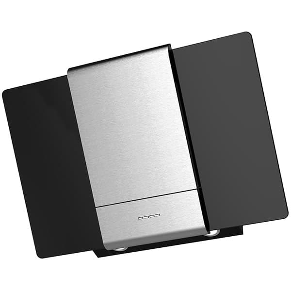 Пристенная вытяжка Krona TALLI 900 inox/black glass 3P