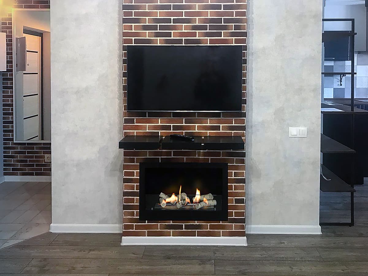 Встроенный биокамин Lux Fire Кабинет 810 М