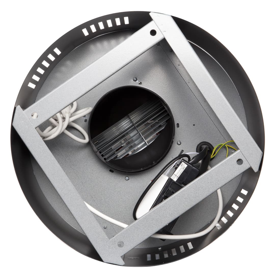 Островная вытяжка Konigin Equilibrium Black Glass