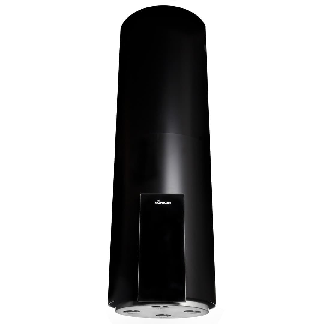 Островная вытяжка Konigin Equilibrium Black Glass