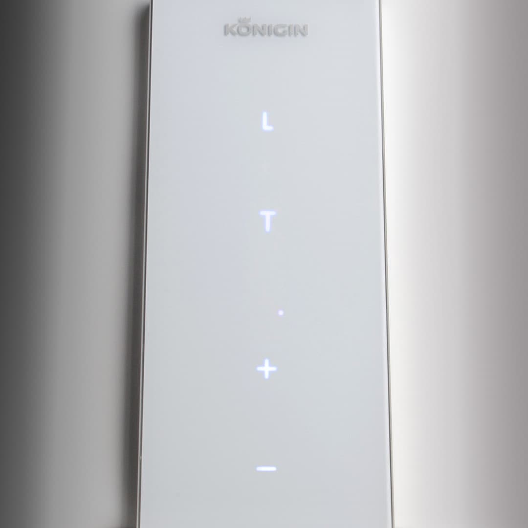 Островная вытяжка Konigin Equilibrium White Glass