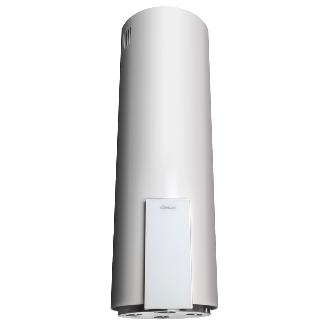 Островная вытяжка Konigin Equilibrium White Glass
