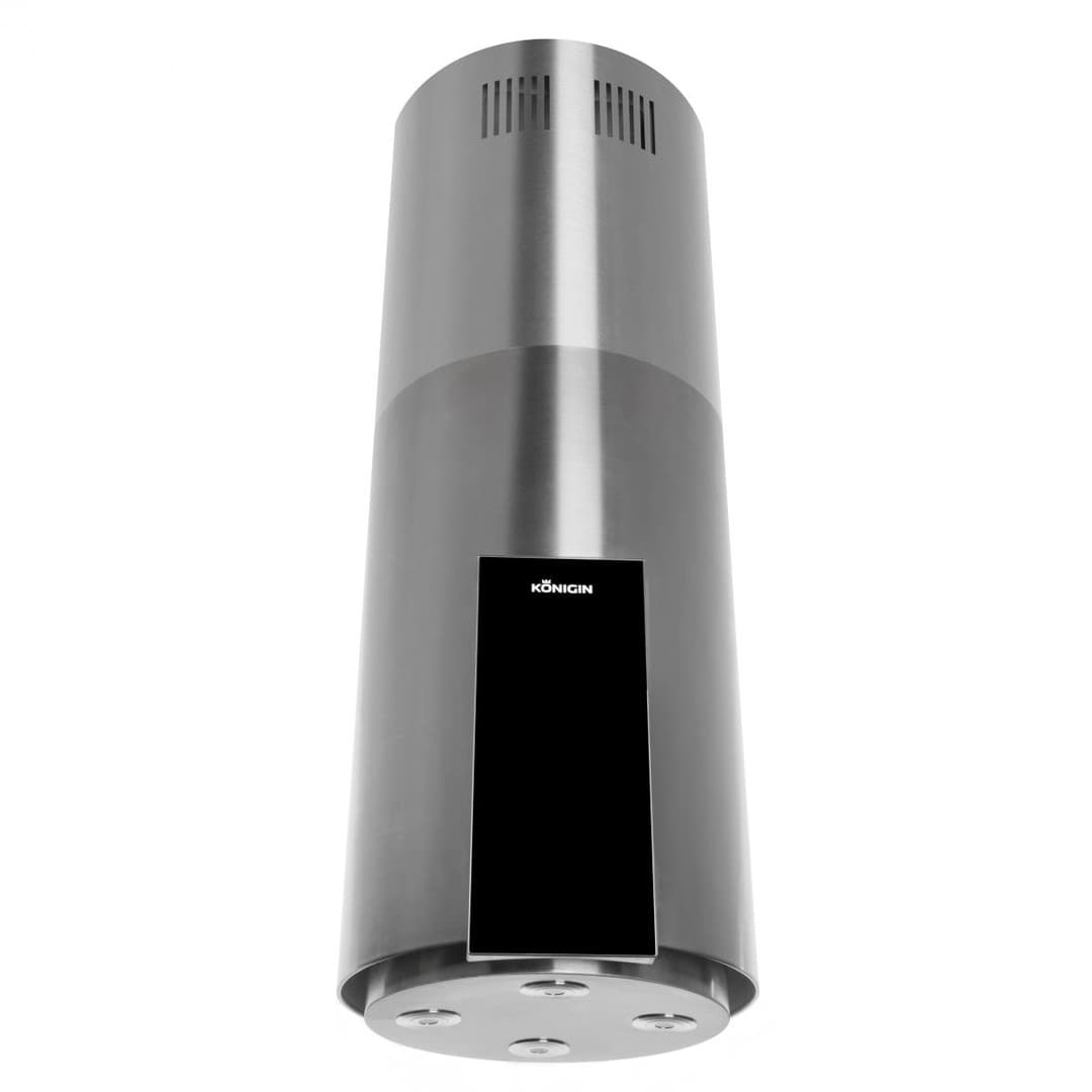 Островная вытяжка Konigin Equilibrium Steel Glass