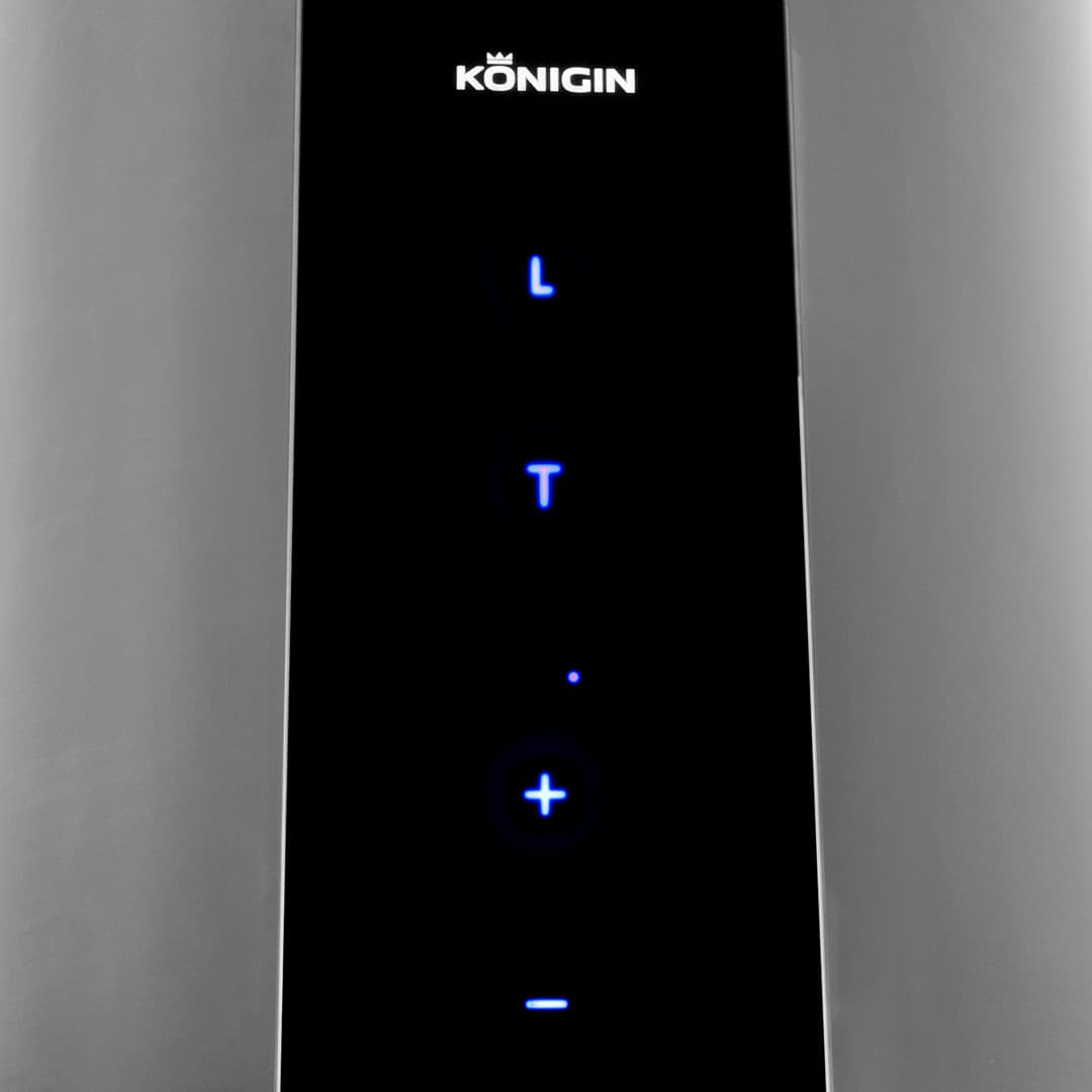 Островная вытяжка Konigin Equilibrium Steel Glass