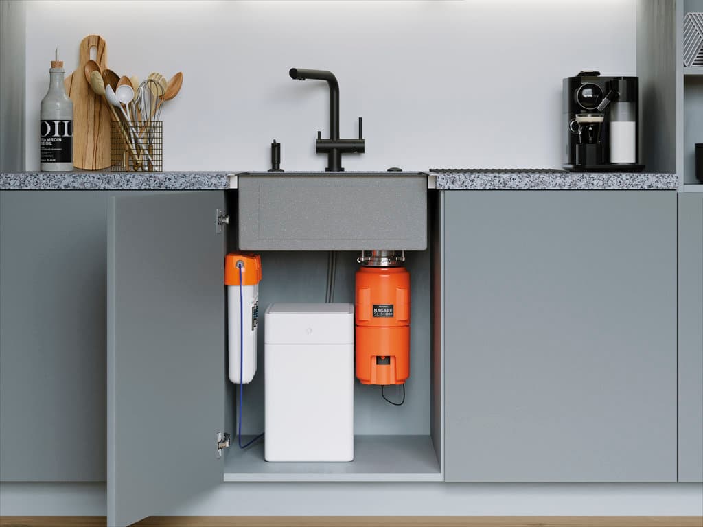 Измельчитель пищевых отходов Omoikiri NAGARE SLIM 1250
