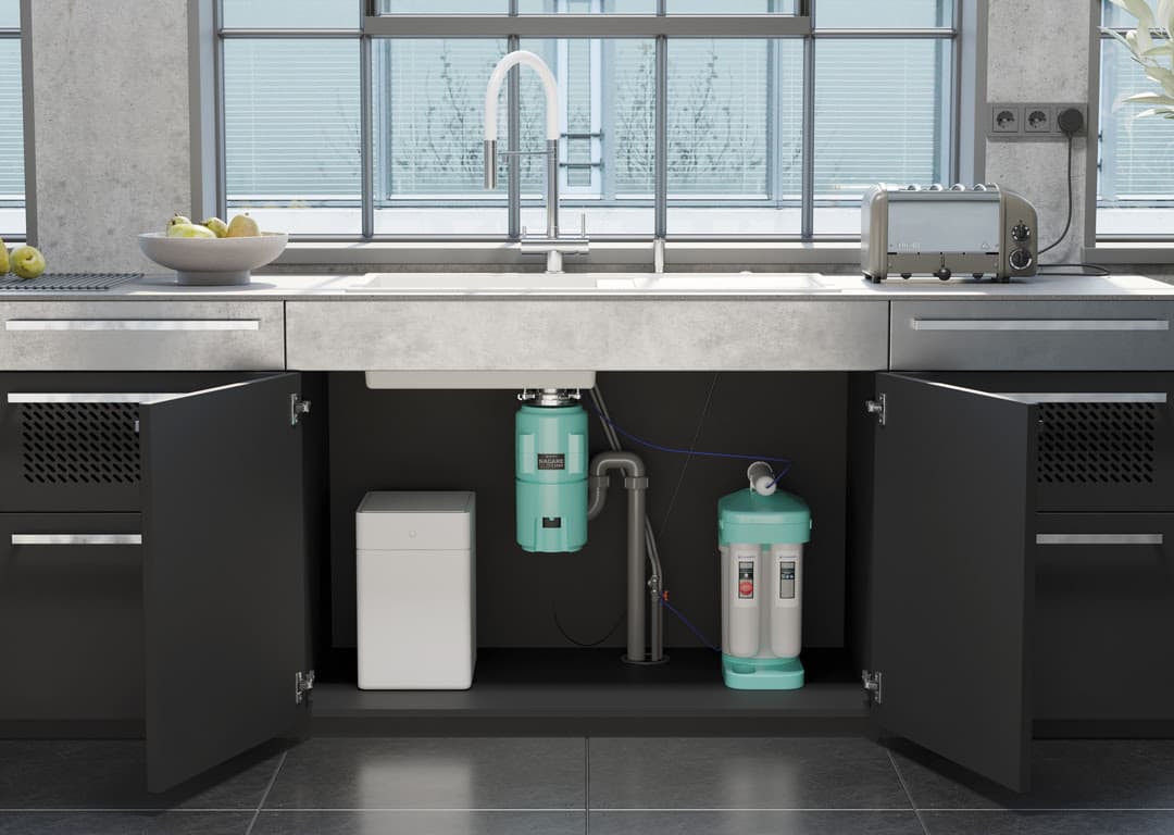 Измельчитель пищевых отходов Omoikiri NAGARE SLIM 1250 AZ