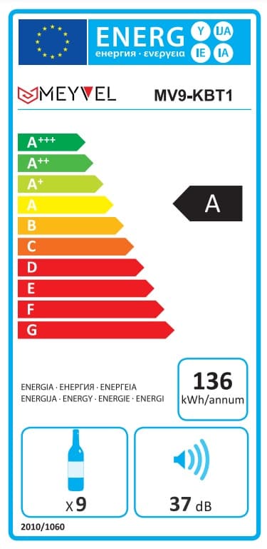 Встраиваемый винный шкаф Meyvel MV9-KST1