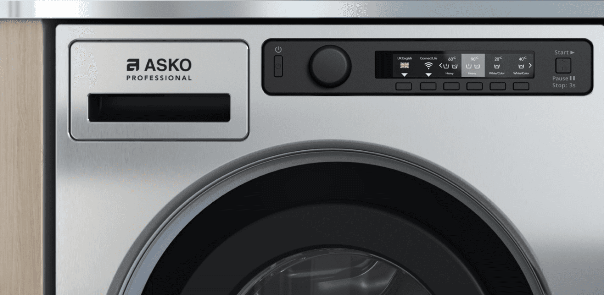 Отдельностоящая стиральная машина Asko WMC8944VB.T Professional