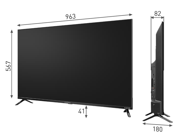 Full HD  Яндекс TV телевизор Maunfeld MLT43FSX02