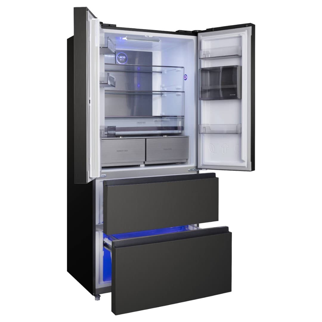 Отдельностоящий French door холодильник Korting KNFF 82535 XN