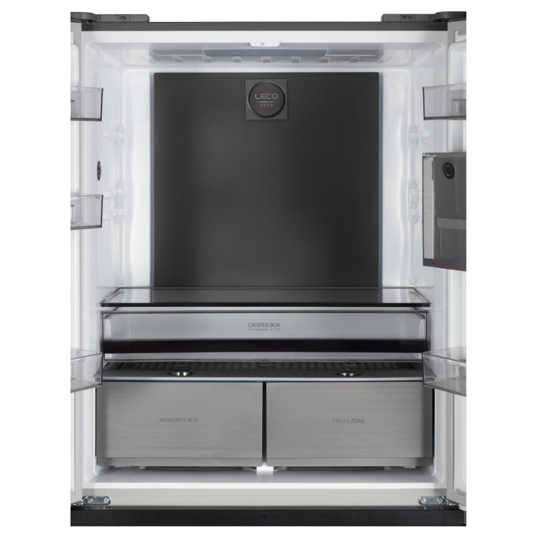 Отдельностоящий French door холодильник Korting KNFF 82535 XN