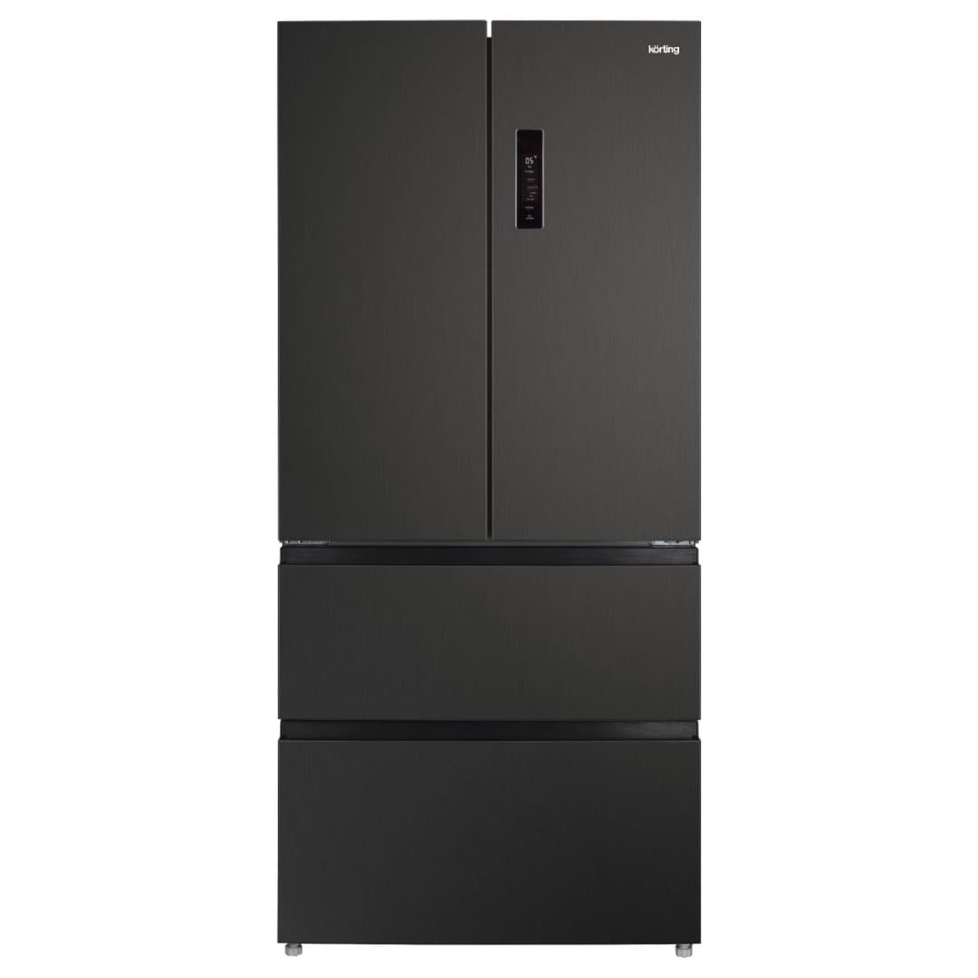 Отдельностоящий French door холодильник Korting KNFF 82535 XN