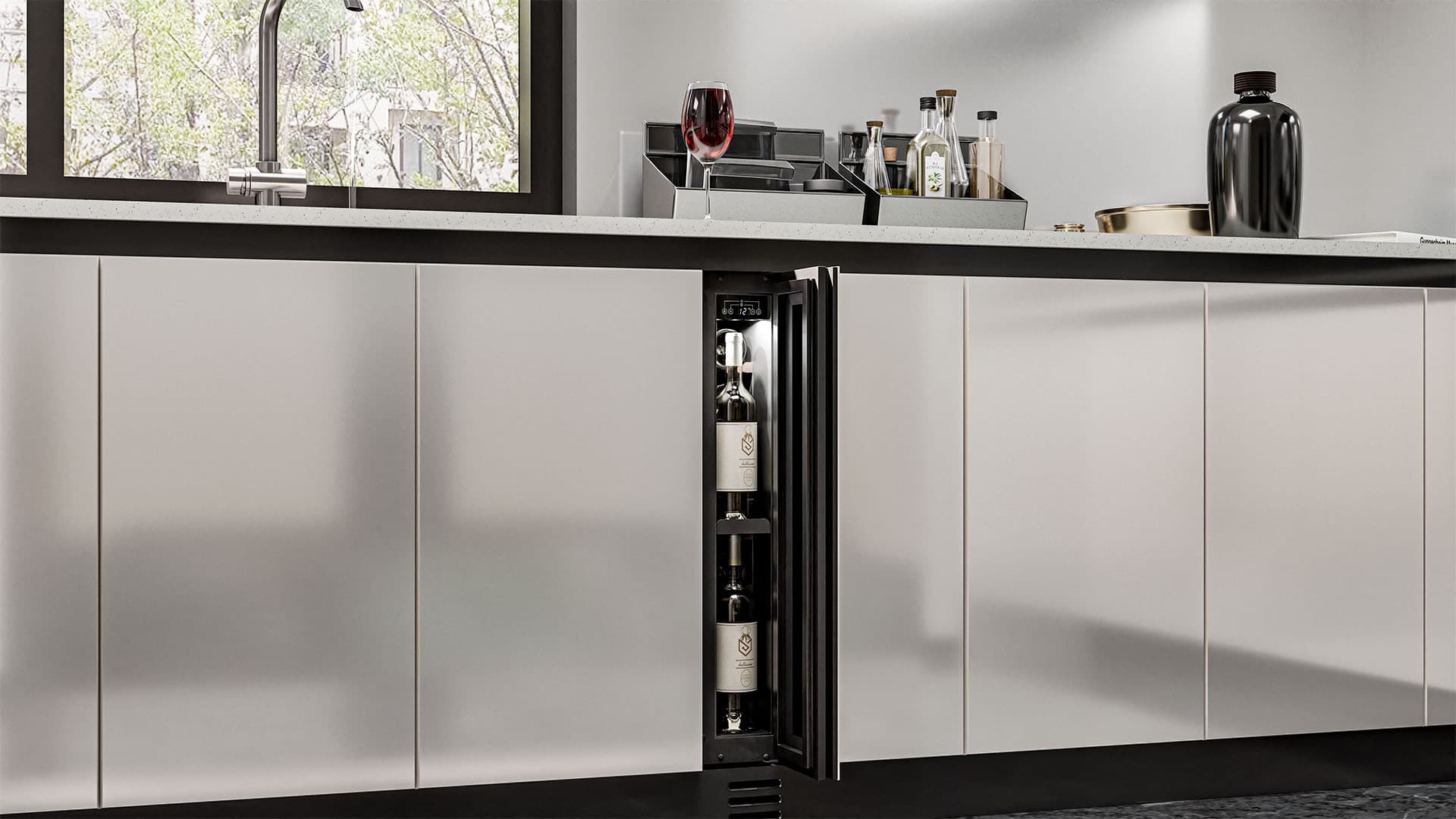 Встраиваемый винный шкаф Meyvel MV9NH-KWT1