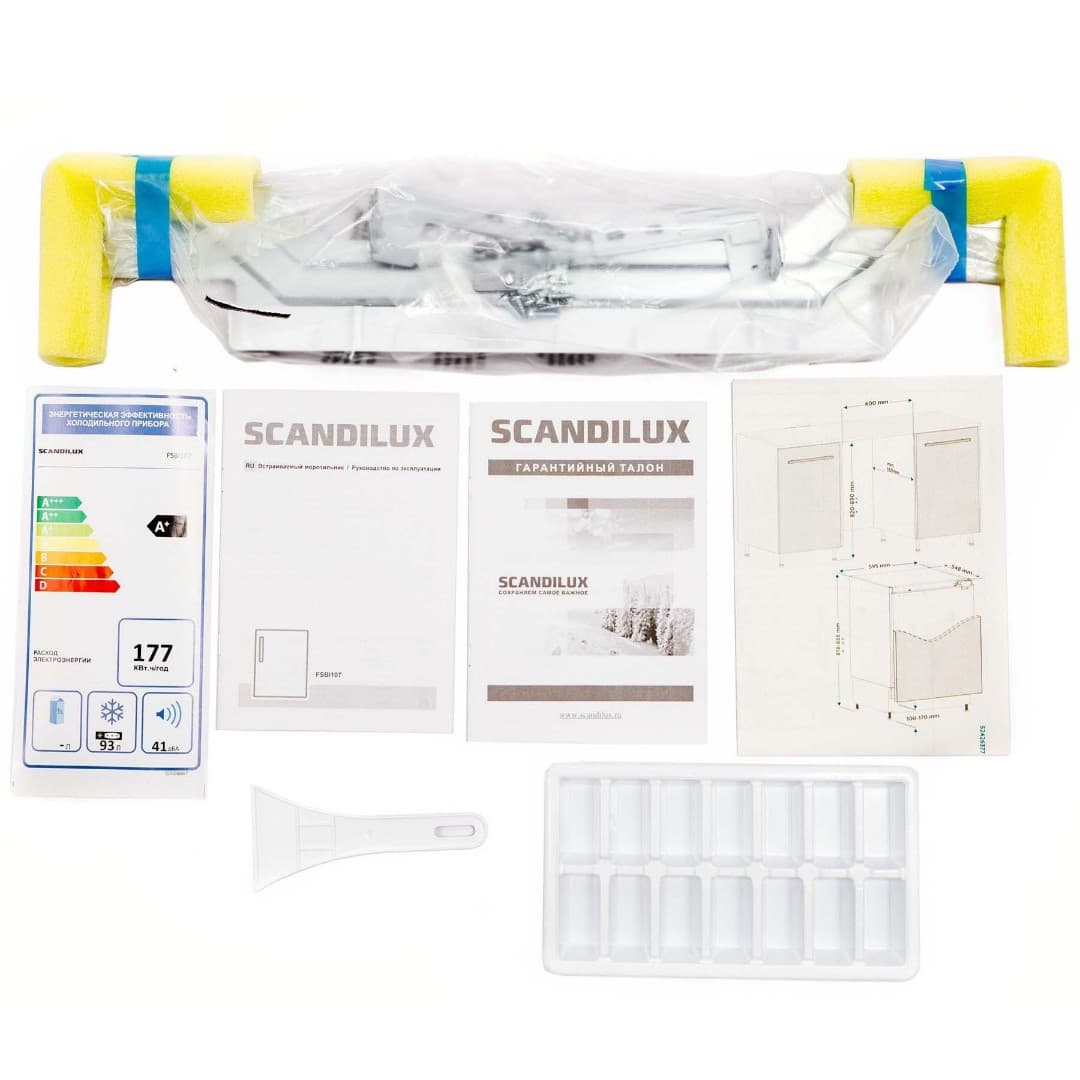 Встраиваемый морозильник SCANDILUX FSBI107