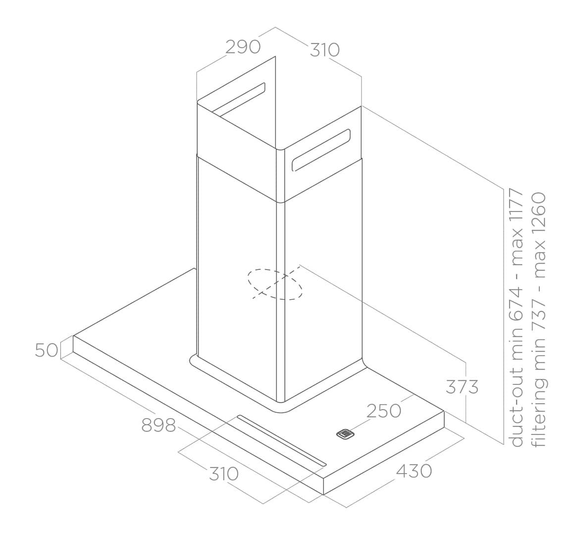 Пристенная вытяжка Elica BIO BLRO/A 90 ROVERE