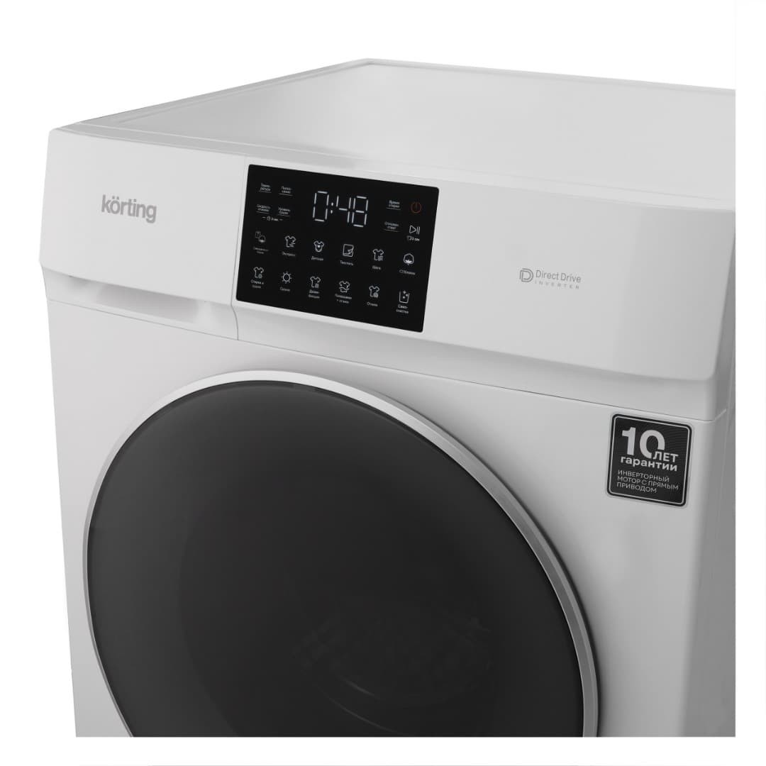 Отдельностоящая стиральная машина с сушкой Korting KWD 60DV107