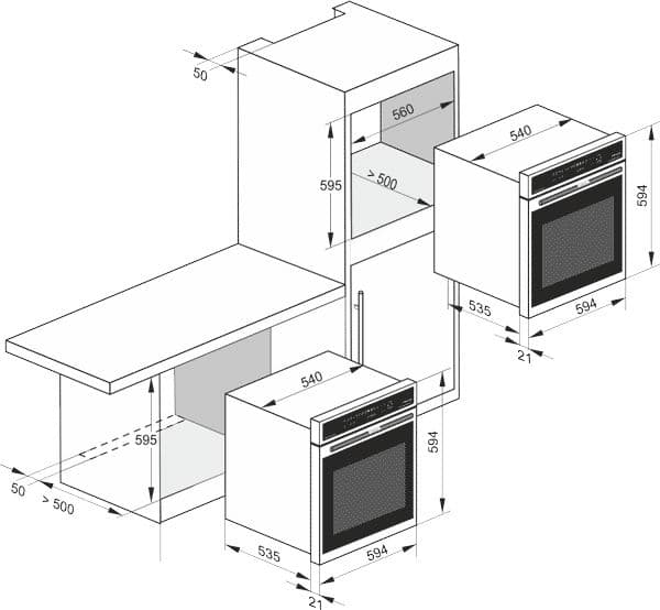 Газовый духовой шкаф Kaiser EG 6374 Sp