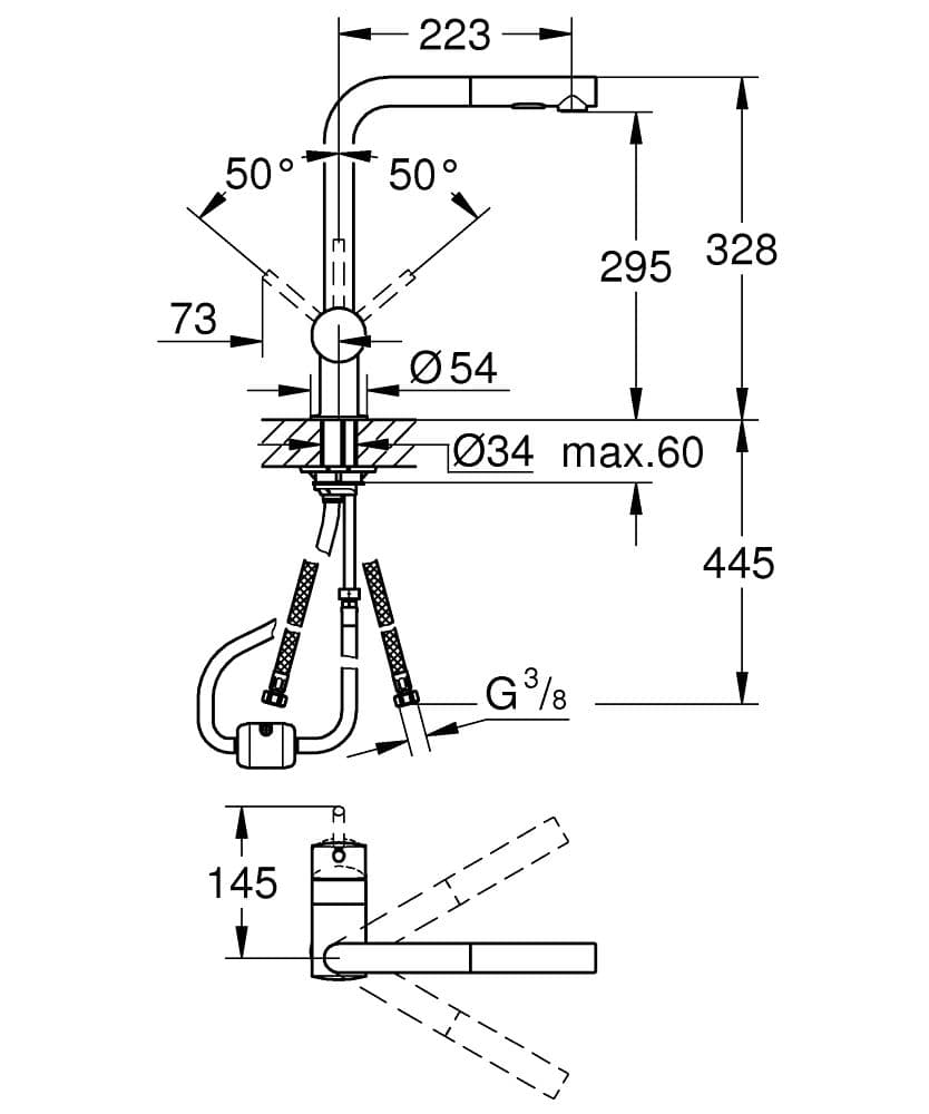 Смеситель Grohe Minta 30274DC0