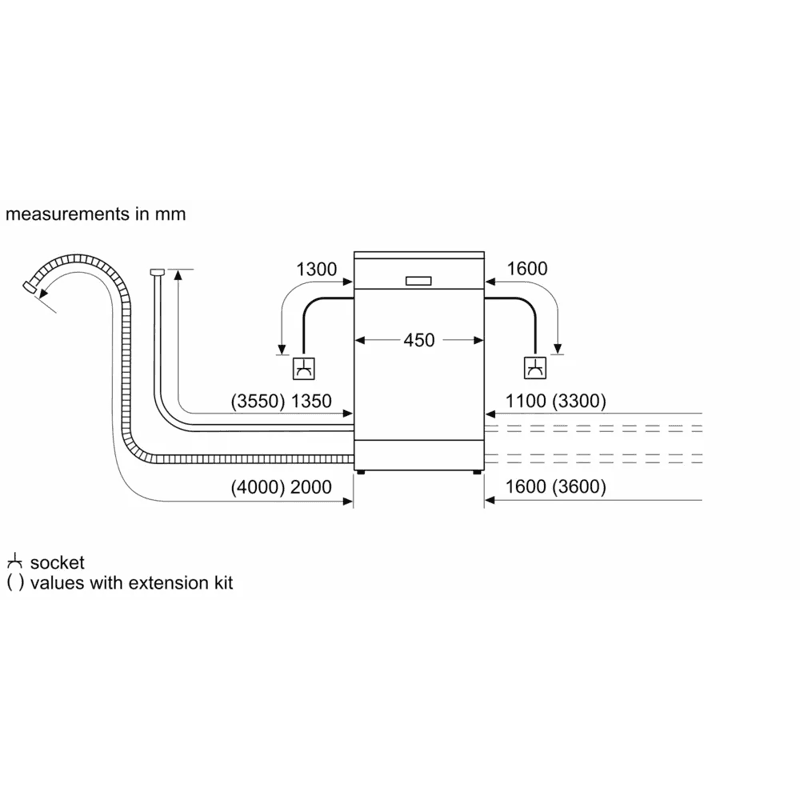 Встраиваемая посудомоечная машина Bosch SPV2IKX01Q