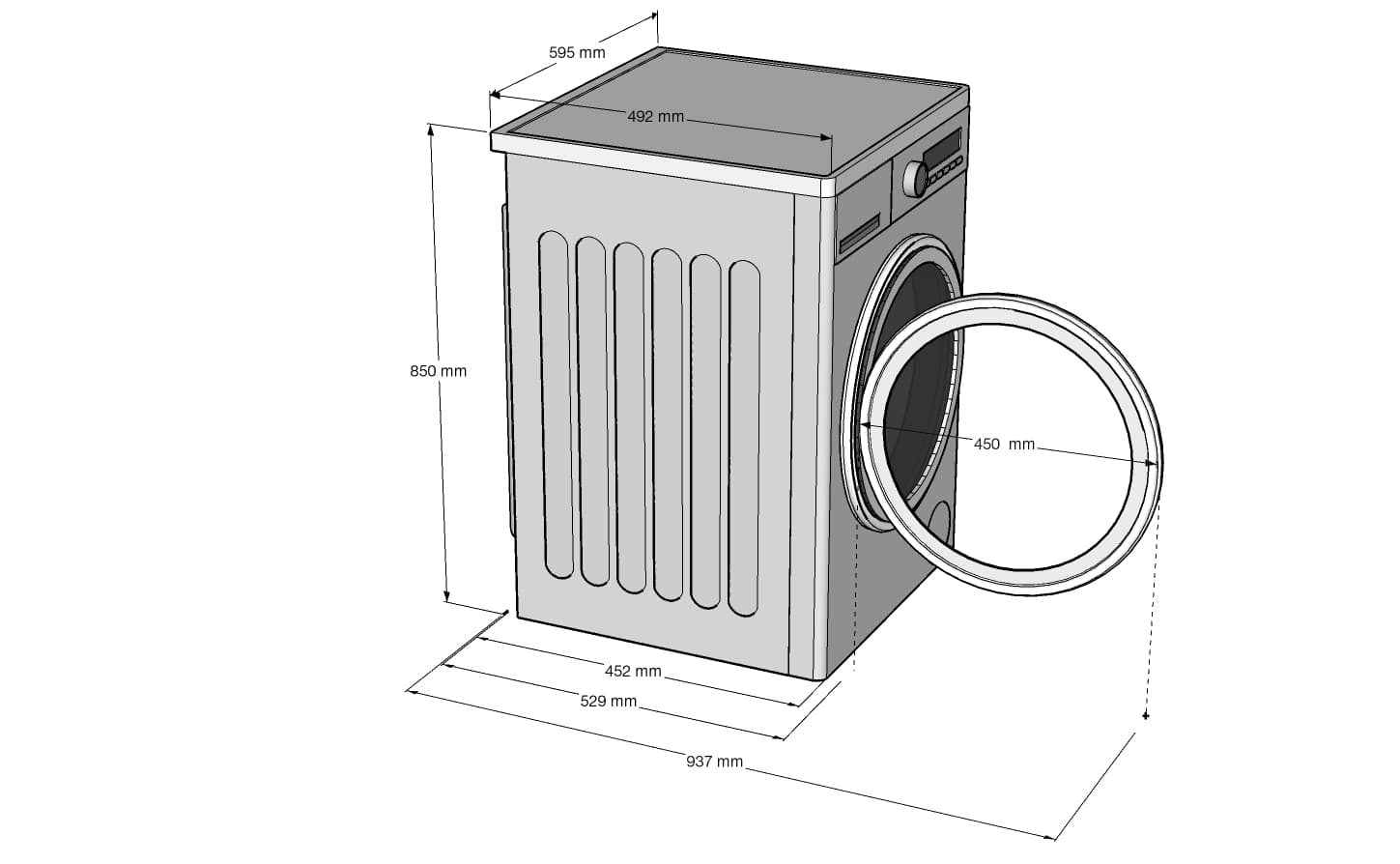 Стиральная машина с паром Korting KWM 45DS1277