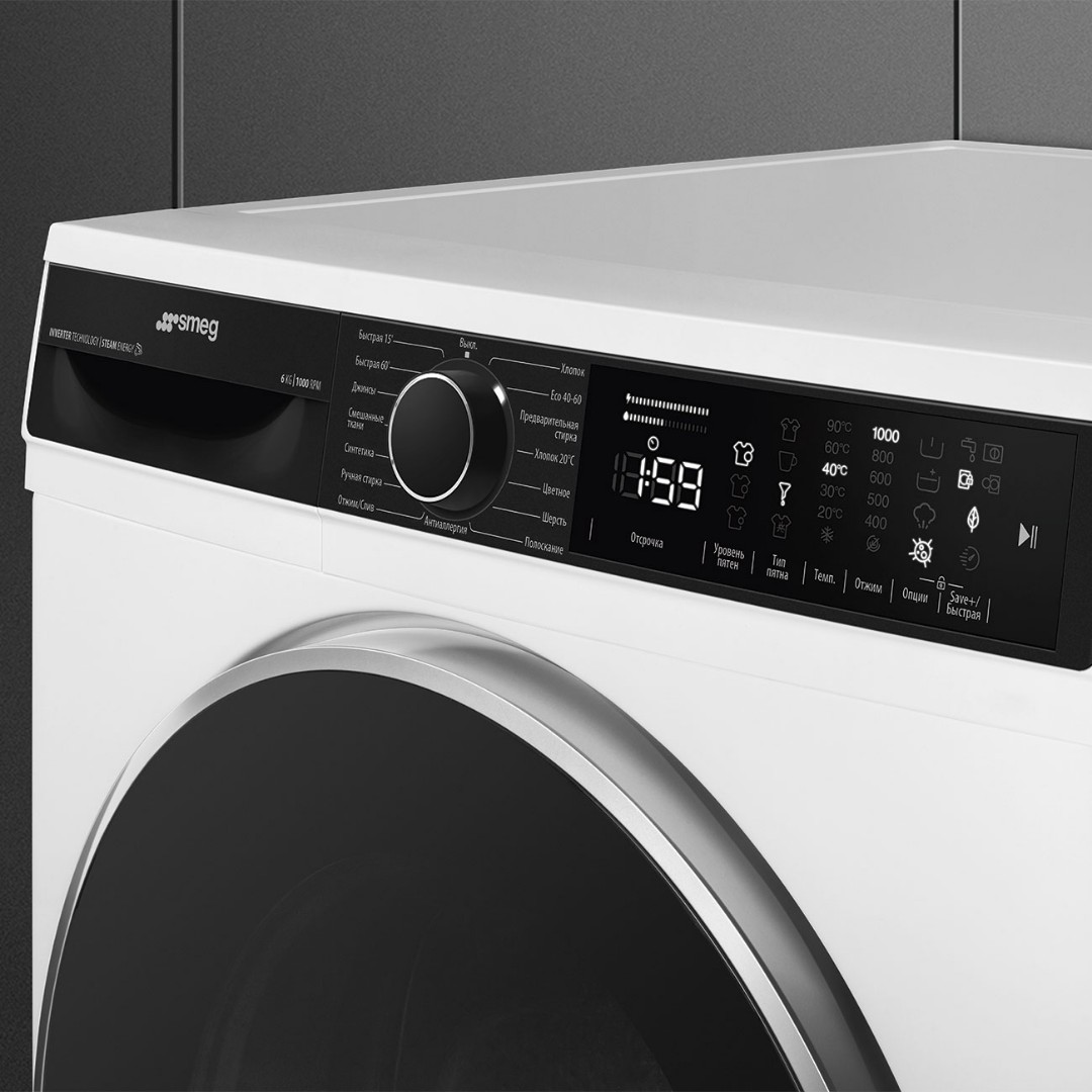 Отдельностоящая стиральная машина Smeg WM3T60CRU купить в интернет-магазине  BT-TECHNIKA c доставкой в Санкт-Петербурге